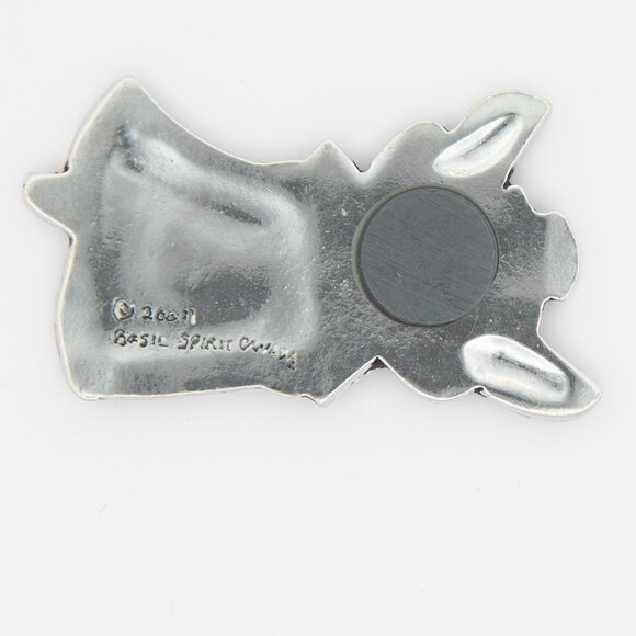 Uno Alla Volta | Pewter Faith Hope Love Angel Magnets | Handcrafted Set of 3 - Picture 4 of 11